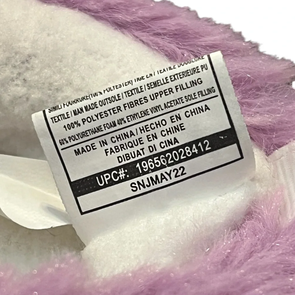 Carter’s Purple Fox Toddler Slippers